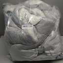 Bedsure GentleSoft Sherpa Fleece Blankets Queen Size for Bed - Thick and Warm Throw for Women and Men, Soft Fuzzy Plush Queen Blanket for Winter, Non-Heated, Light Grey, 90x90 Inches