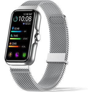 Health Fitness Tracker, Smart Watch with 24/7 Heart Rate and Blood Oxy-gen Monitor, Sleep Tracker with IP68 Waterproof, Activity Tracker Pedometer Step Counter for Women Men, Standard