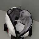 Small Gym Bag for Women, Mini Sports Duffle Bag for Workout Dance Ballet Yoga Gymnastics, Quilted Lightweight Puffer Travel Tote with Detachable Coin Purse & Wet Pocket, Beige-black-brown (S(14" x 6" x 10"))