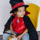 Melissa & Doug Magician Costume Role Play Set - Includes Hat, Cape, Wand, Magic Tricks