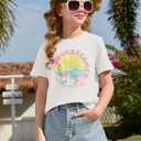 Haloumoning Girls Short Sleeve T-Shirts Kids Cute Graphic Basic Tees Fashion Summer Crewneck Tops 5-14 Years (White)