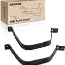 A-Premium Fuel Tank Straps W/ 2PCS Compatible with Ford [F-class Super Duty] F-250 Super Duty 1999-2010 & F-350 F-350 Super Duty 1999-2007 & F-450 Super Duty 2002