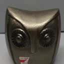 HD Designs Aluminum Owl Gold 3.6 Inches Home Decor Desk Table Shelf Figure