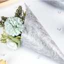 Silver Table Runner, 23*0.23 M Runner for Tables with 150pcs Heart Crystal Rhinestones, 1181 x 9 Inch Long Table Runner Gift Floral Wrapping Gold Fabric for Wedding, Christmas, Party Decorations