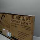 Baby Travel Bassinet Portable Bassinet with 2 in 1 Canopy for Newborn - Light Grey, Twin 0-8 Months