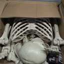 breesky Skeleton for Halloween Life Size: 5.4ft Realistic Human Skeleton