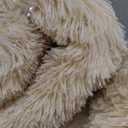 Ophanie Round Rug 4Ft Beige Circle Area Rug, Fluffy Fuzzy Small Bedroom Carpet, Plush Soft Shaggy Floor Living Room Circular Christmas Decor for Kids Boys Girls Home Aesthetic, Nursery, Classroom