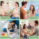 3 x Adult Coloring Book Set,24 Colors Markers with Spiral Bound Adult Coloring Book for Women to Relaxation,Mindfulness and Anxiety Relief(Animal)