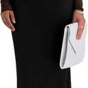 PRETTYGARDEN Fall Dresses for Women 2026 Elegant Off The Shoulder Long Sleeve Formal Wedding Guest Bodycon Maxi Dress (XL)