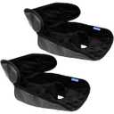 INFANZIA Dry Seat, Car Seat Protector Waterproof Carseat Liner Potty Training Toddlers, Baby and Infants, Piddle Pad for Carseats Strollers (Black, 2 Packs