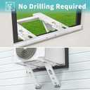 Air Conditioner Support Bracket, Adjustable Window Air Conditioner Bracket, No Drilling Heavy Duty AC Brackets for Windows
