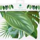 Tropical Palm Leaf Garland Party Decorations, Length 2.6M, 8.5 FT, Green