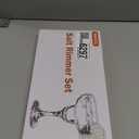 Mugvell Margarita Salt Rimmer Set, Sugar and Salt Rimmer for Cocktails, Bartender Tool with Wood Bamboo Glass Rimmer for up to 5.1" Rims, Essential Margarita Set for Party Bar Celebration (12.6" x 6.3" x 0.6")