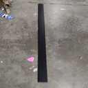 M-D Building Products 69811 Aluminum Commercial Flat-Profile Threshold: Durable and Sleek Entryway Access Solution Draft Protection (5 in. x 1/4 in. x 72 in) (Black)