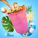 LA MIERE 1000 Pack 5 oz Plastic Cups, Reinforced Durability, BPA-Free, Smooth Rim for Dental Clinics, Bathroom & Dispenser Use, Pink, Small