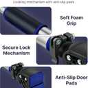 Pull Up Bar for Doorway Chin Up Bar, No Screws Door Frame Width Locking Adjustable 72-97cm (28-38 in) Body Fitness Training Equipment, Strength Training Pull-up Bars for Home Gym, Max Load 440lb
