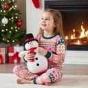 PATPAT Toddler & Kids Pajama Sets with Bamboo Viscose, Snug Fit Pjs for Girls, All-Season Comfort Sleepwear, Ages 2-12 Years (Black, XXXL)