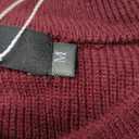LILLUSORY Women's Oversized Batwing Sweaters 2025 Fall Outfits Trendy Crewneck Knit Side Slit Fashion Pullover Tops (Medium, Wine Red)