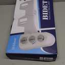 Hibbent Bidet Attachment for Toilet, Self Cleaning Dual Nozzle, Hot & Cold Water Spray Non-Electric Mechanical Bidet Toilet Seat for Rear or Female Washing Sanitizing, Adjustable Water Pressure, White