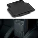 YHTAUTO Armrest Hidden Storage Box for Tesla Model Y Juniper 2025 2026 (Premium & Performance), Tesla Model 3 Highland 2024 2025 2026, Center Console Organizer Tray Compartment Storage Car Accessories