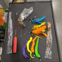 Interactive Cat Wand Toy Set – 2 Retractable Wands (37" & 49") with 11 Refills Attachments – Feather Toys, Plush Bird, Worms, Insect & Swallow – Cat Teaser Toys for Indoor Cats & Kittens