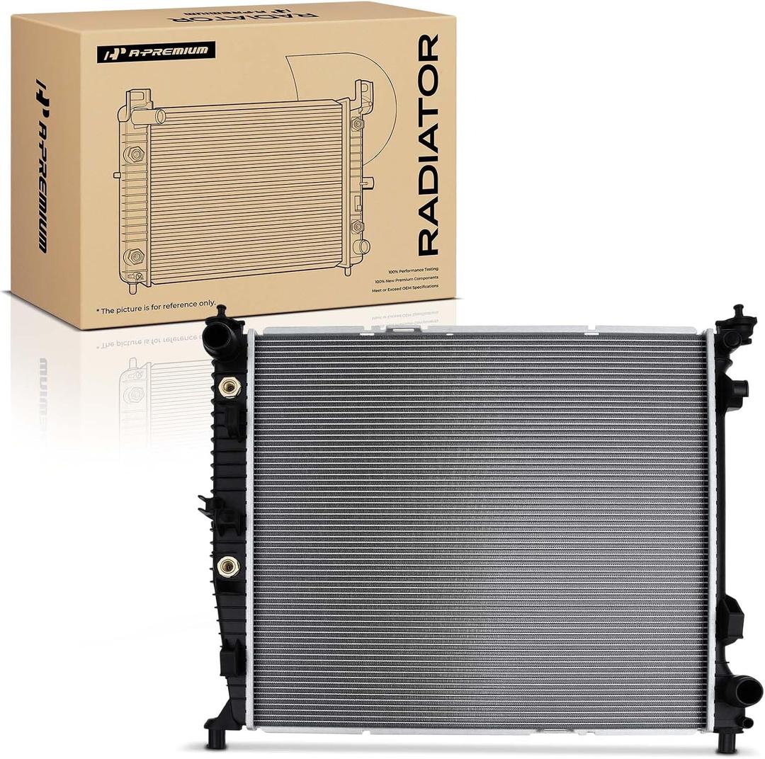 A-Premium Engine Coolant Radiator Assembly with Transmission Oil Cooler Compatible with Mercedes-Benz W166 X166 GL350, GL450, GLE450, ML250, ML350, ML400, Automatic Transmission, Replace# 0995001303