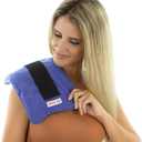 Thermipaq ICY Cold Pain Relief Wrap - Large 8x14 Thermal Clay Knee Ice Pack Wrap for Knee Pain - Long Lasting - Adjustable Strap for Shoulders, Neck Pain Relief, Back Pain, & Elbow