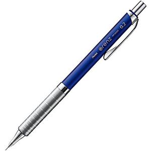 Pentel Mechanical Pencil, Orenz, with Metal Grip, 0.2mm, Navy (XPP1002G-C)