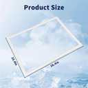 242193205 241872505 Refrigerator Freezer Door Gasket Compatible with Frigidaire Electrolux Refrigerator, Replaces for 240390702, 240514607, 241872505, 5304439522, 3016407