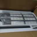 Solar Street Light Outdoor, 200000LM 6500K Parking Lot Lights Dusk to Dawn, IP67 Waterproof Motion Sensor Light with Remote Control Timer & Dimmable, Wide Lighting Angle Flood Lamp for Yard