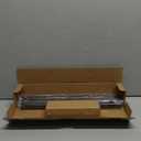 Modern Black Curtain Rods for Windows 28 to 48 Inches Adjustable Length Heavy Duty 1" Diameter Window Curtain Rod with Decorative Finials for Outdoor Bedroom Kitchen Living Room