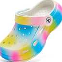 WOUEOI Boys Girls Garden Shoes Toddler Cartoon Slides Sandals Kids Clogs 35