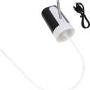 Electric Water Dispenser Pump for Bottles Automatic Drinking Water Pump Portable and Rechargeable for Home Office Camping and Outdoor Use (Black)