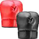 2 Pair Boxing Training Gloves Punching Bag Gloves Set, Shockproof Gloves for Punch Bag Training Playing Suitable for Beginners & Kids