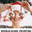 6 x Highland Cow Christmas Ceramic Ornaments - Gifts for Cow Lover - Cute Highland Cows Decor Rustic Home, Vintage Car Interior Accessories - Farmhouse Cattle Hanging Ornament