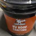 Liquid Rubber RV Roof Sealant- Professional-Grade Solar Reflective Flexible Waterproof Membrane Coating for EPDM, TPO, Fiberglass & Aluminum Camper & Travel Trailers- Brilliant White, 5 Gallon