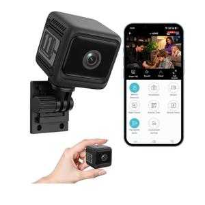 4K Security Cameras for Home, Indoor Wireless WiFi Camera with App Control Motion Detection & Real-Time Alerts, Rechargeable Pet/Baby/House/Office Camera with Night Vision