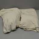 Smiry 2 Pack Spandex Table Cloth 4FT, Elastic Fitted Stretch Tablecloths, Washable and Wrinkle Free Rectangular Patio Table Cover for Outdoor, Wedding, Banquet & Parties (Beige, 48Lx30Wx30H Inch)