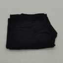 No nonsense Women's Soft Cotton Capri Leggings with Side Pockets Workout Stretch Pull On Pants (Large, Black)