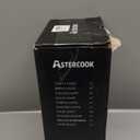 Knife Set, Astercook 21 Pieces Knife Sets for Kitchen with Block, Dishwasher Safe Kitchen Knife Set with Built-in Sharpener, German Stainless Steel Black Knife Block Set