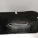 Black Slim Rectangular Plastic Trash Can with Press Type Lid,12 Liter / 3.2 Gallon Narrow Trash Bin with Pop-up Lid for Toilet,Bedroom,Bathroom,Office,Kitchen,Powder Room