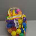 Hovenlay Ball Pit Balls Phthalate Free BPA Free Crush Proof Plastic - 7 Bright Colors in Reusable Play Toys for Kids with Storage Bag