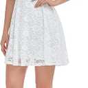 ODCOCD Women's Lace Dress/Above Knee S