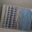 Colorful White Umbrellas Poster Print - Boho Wall Art Decor, Photo Wall Art for Home & Office