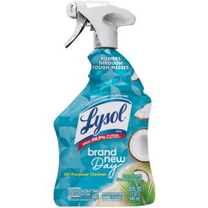 Lysol All Purpose Cleaner Spray, Multi-Purpose Disinfecting Spray, Kitchen & Bathroom Cleaner, Coconut & Sea Minerals Scent, 32 Fl Oz