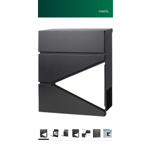 Lockable Mailboxes with Keys,Outdoor Wall Mounted Mail Box with Large Capacity,14 3/10" x 4 1/10" x 13",White