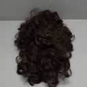 Rugelyss Long Wavy Wigs 28 Inches Natural Dark Brown Synthetic Kinky Curly Hair Wig for Women or Cosplay(dark brown)