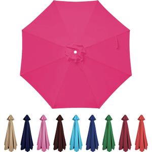 Patio Umbrella 9 ft Replacement Canopy for 8 Ribs-Canopy Only