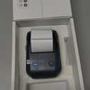 NIIMBOT B1 Label Maker Machine, Thermal Label Printer Easy to Use for Office, Home, Business, Came with 1 Roll White Label(Blue)