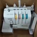 Brother Serger, 1034D, Heavy-Duty Metal Frame Overlock Machine, 1,300 Stitches Per Minute, Removeable Trim Trap, 3 Included Accessory Feet, White